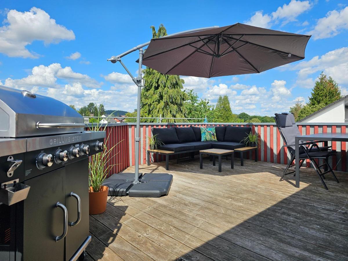 Tucan - Rooftop Terrace With View, Bbq, Ps4+Stream Marburg Exteriör bild